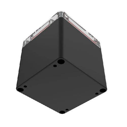 Top Cap Clear Bottom Black Electronic Enclosures RB33P06C28B