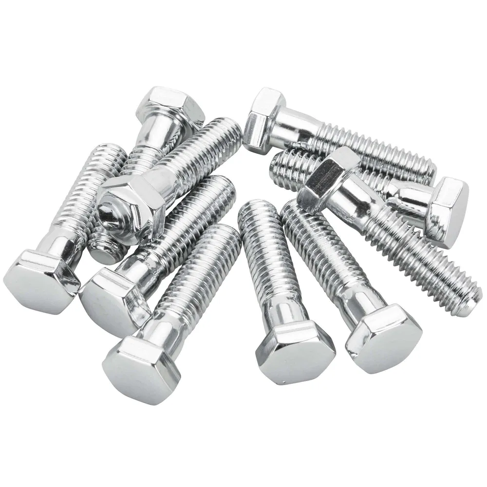 Colony, Tornillos Cabeza Hexagonal 3/8-16 X 1-1/2 Cromados Para Harley-Davidson para Madera y Metal