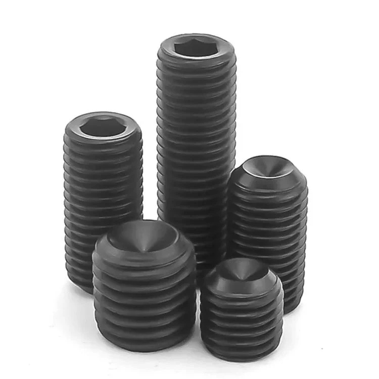 Tornillo de Máquina Opresor Socket Negro Metrico - M5 x 60