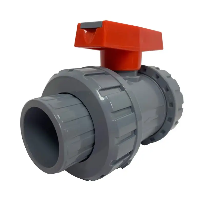 Válvula bola de pvc de 3/4" cédula 80 para cementar / roscar ld