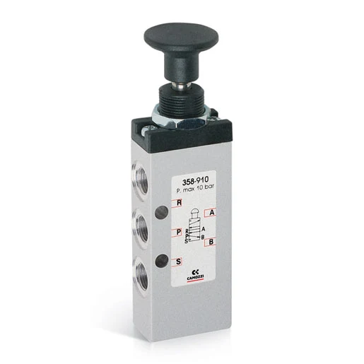 Válvula de boton resistente 5/2 vías G1/8 358-910
